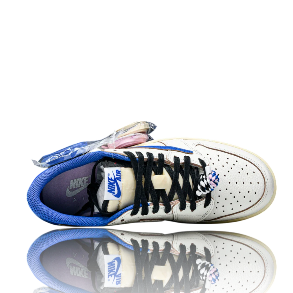 Travis Scott x Fragment AJ1 Low OG Sail Military Blue