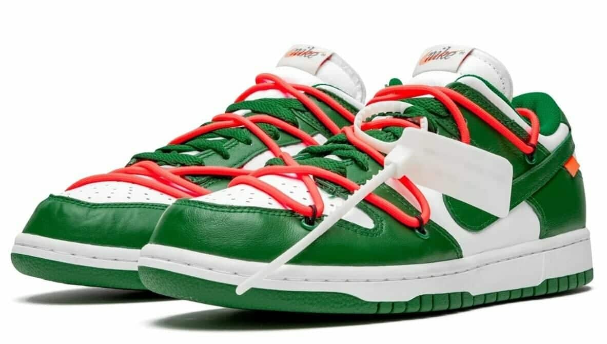 SB Dunk Low x Off-White "Pine Green"