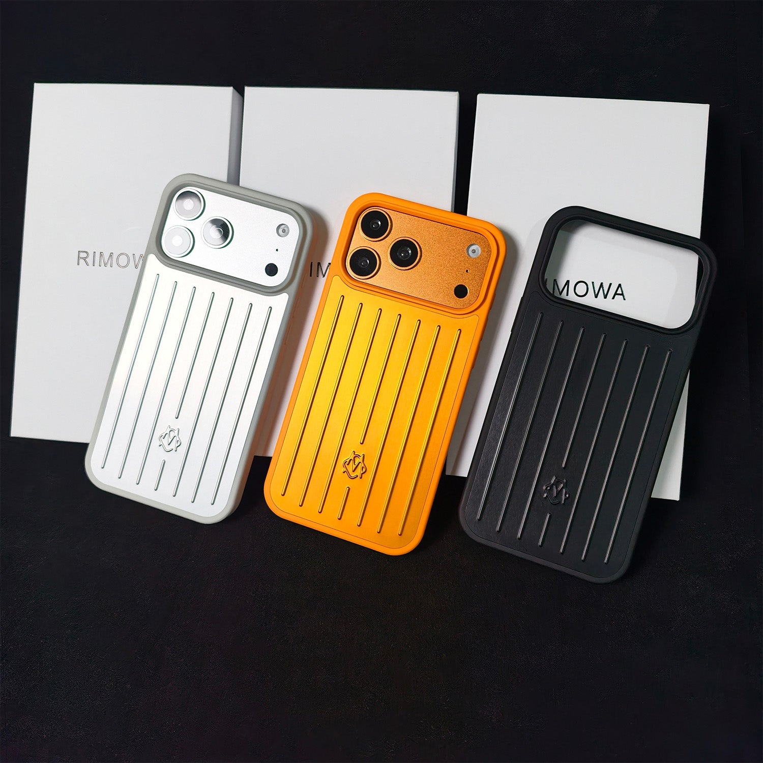 Funda RMW Negro/Plateado para iPhone