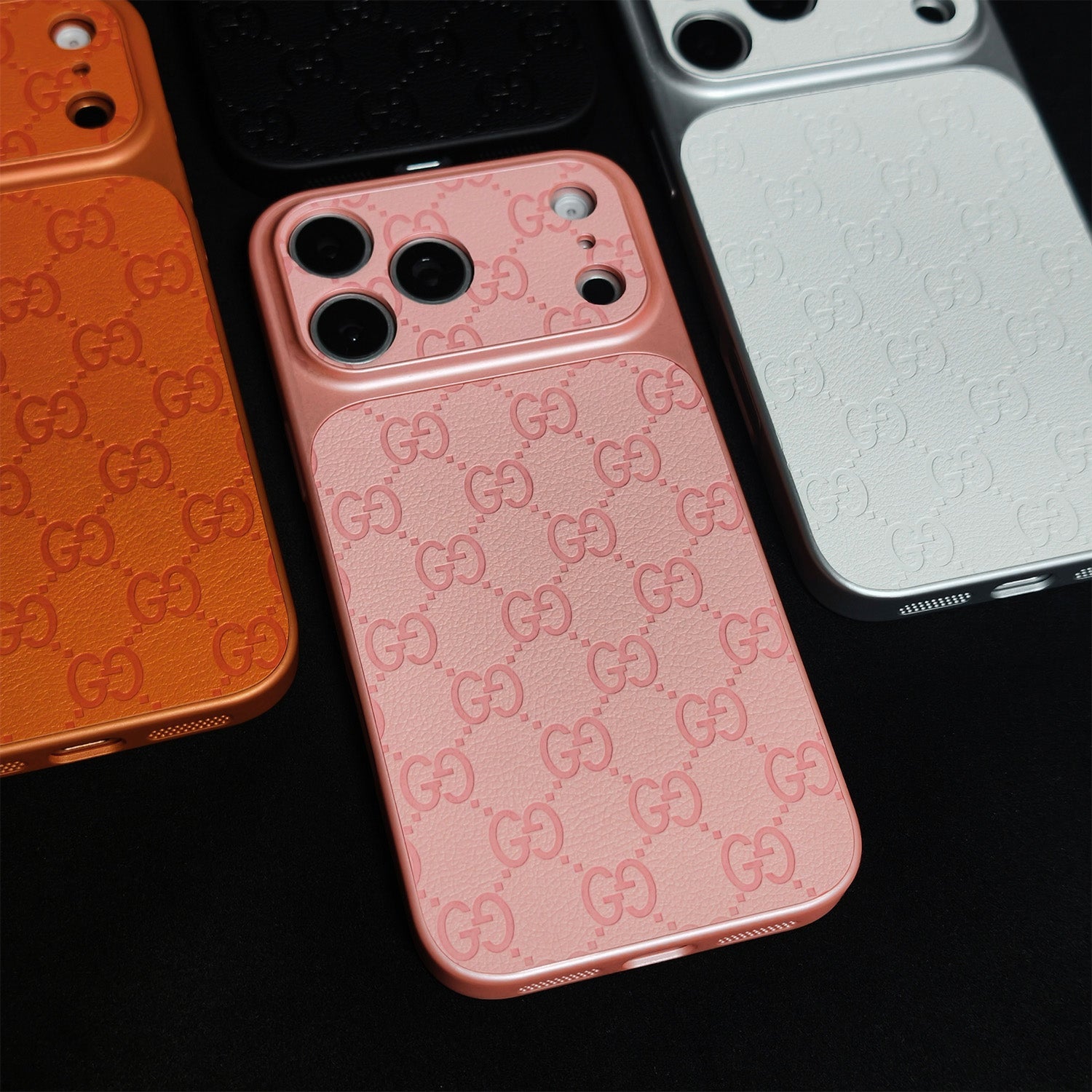 Funda GG Rosa Monogram para iPhone
