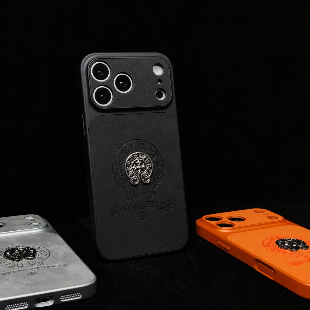 Funda CR Hearts Cross Embossed para iPhone