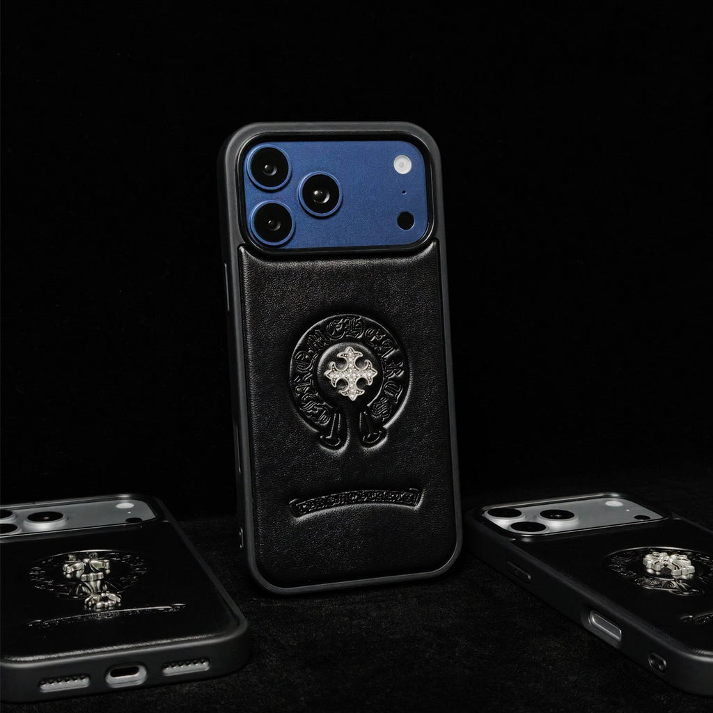 Funda CR Hearts Logo Embossed para iPhone