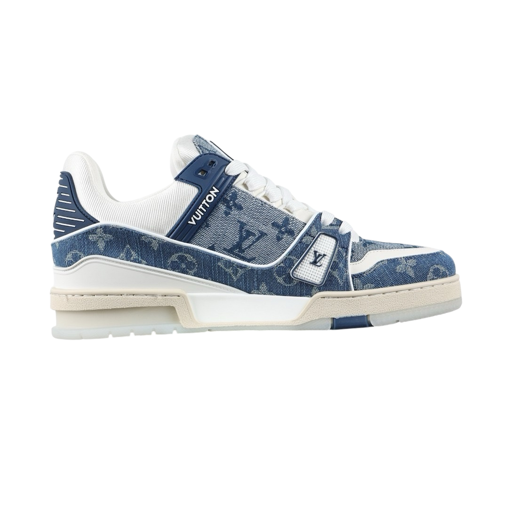 LV Trainer Denim Monogram Blue