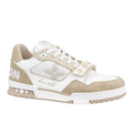 LV Trainer Beige White