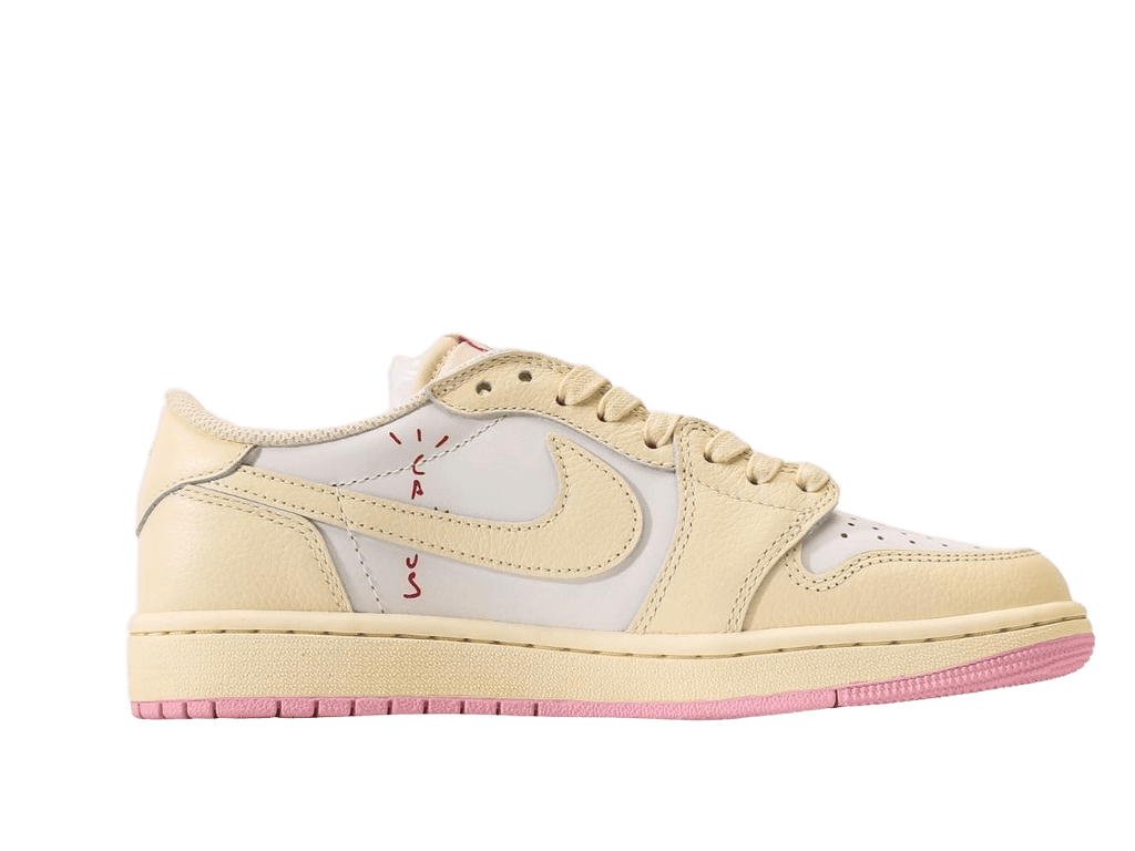 Travis Scott x Air Jordan 1 Low OG Sail White Pink