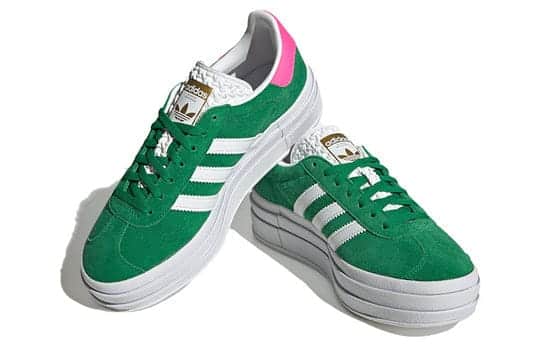 Adidas Gazelle Bold 'Green Lucid Pink'