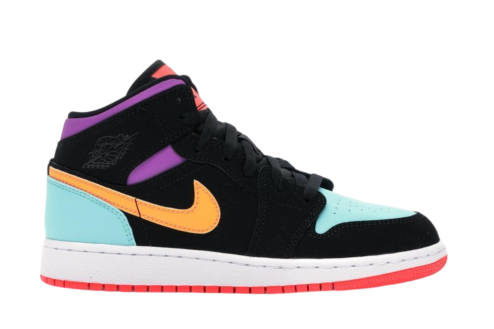 NIKE AIR JORDAN 1 MID MULTI-COLOR