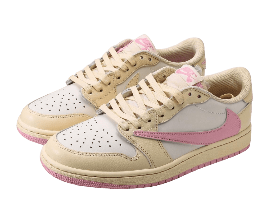 Travis Scott x Air Jordan 1 Low OG Sail White Pink