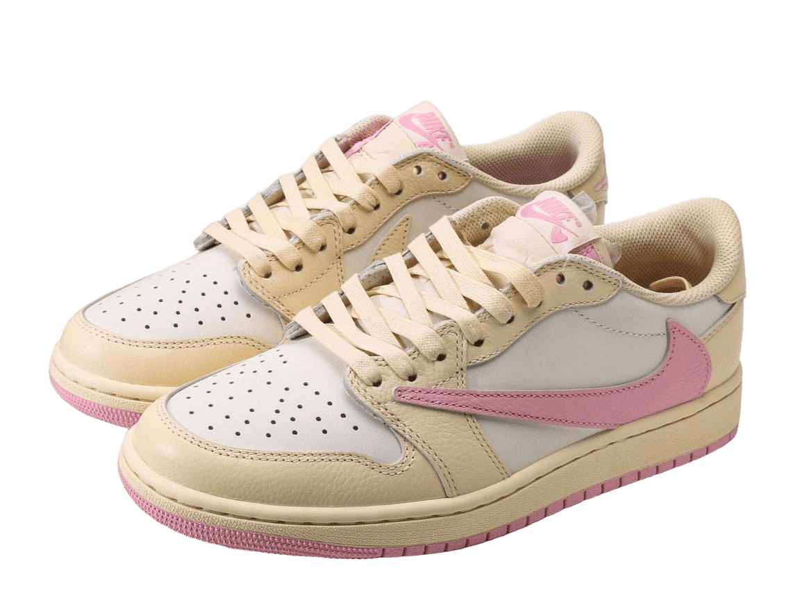 Travis Scott x Air Jordan 1 Low OG Sail White Pink