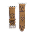 Correa LV Marrón Claro Monogram para Apple Watch