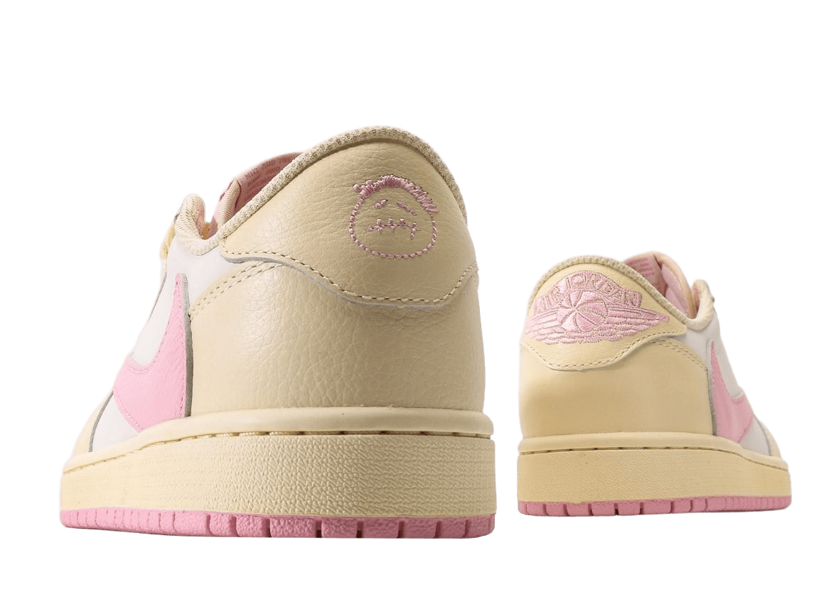 Travis Scott x Air Jordan 1 Low OG Sail White Pink