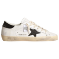 Golden Goose Super-Star Black Swarovski Crystal Star Heel Tab