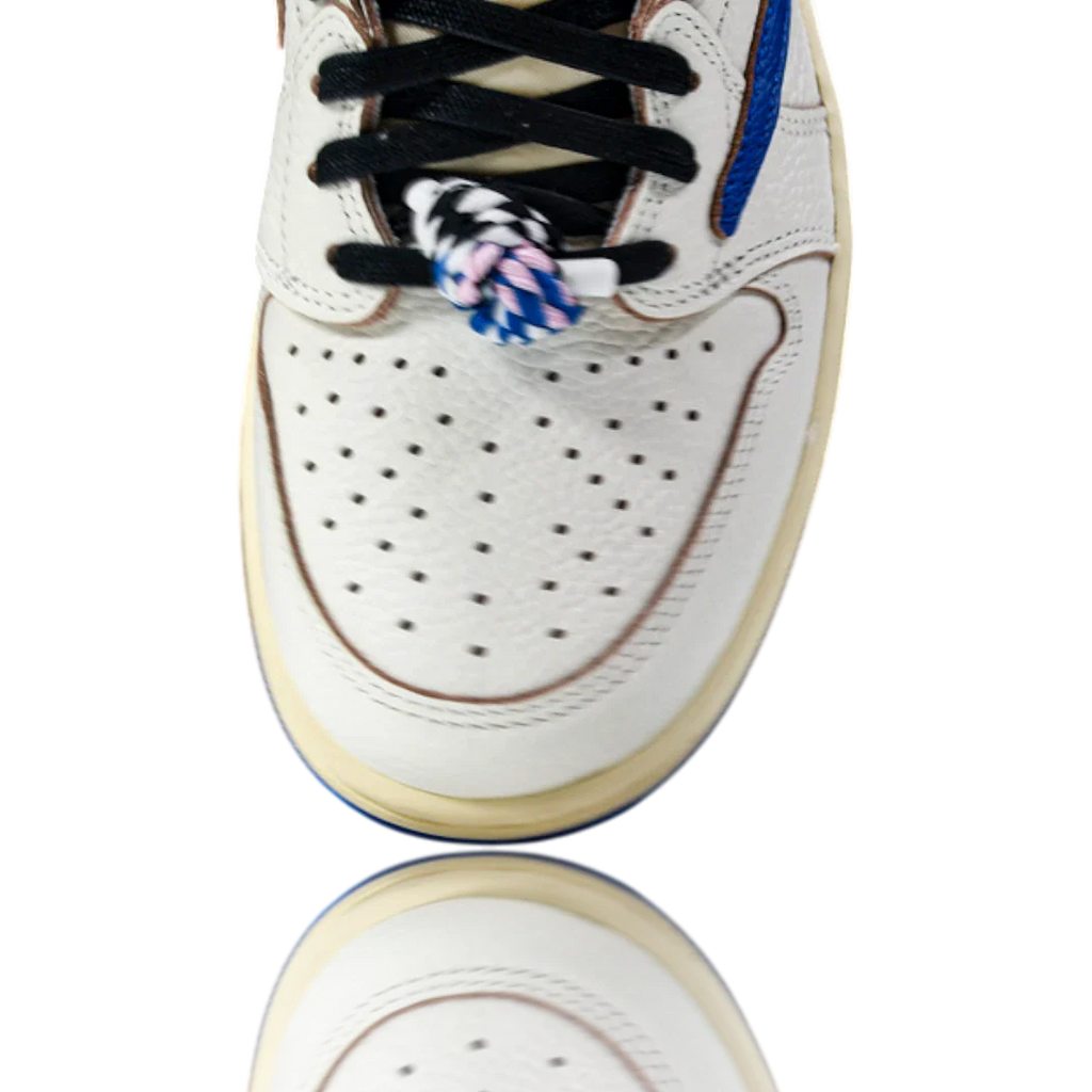 Travis Scott x Fragment AJ1 Low OG Sail Military Blue