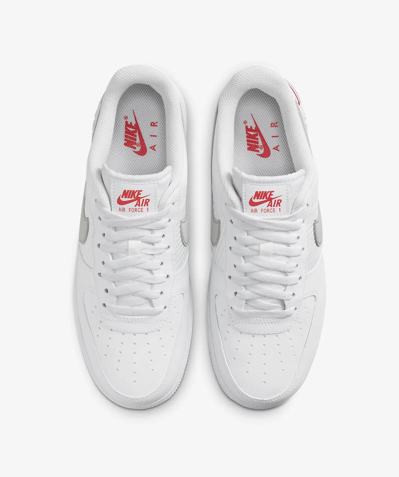 Nike Air Force 1 Low White Red Mini Swoosh