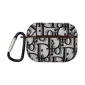Funda CD Monogram Negro para AirPods