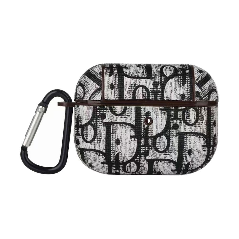 Funda CD Monogram Negro para AirPods