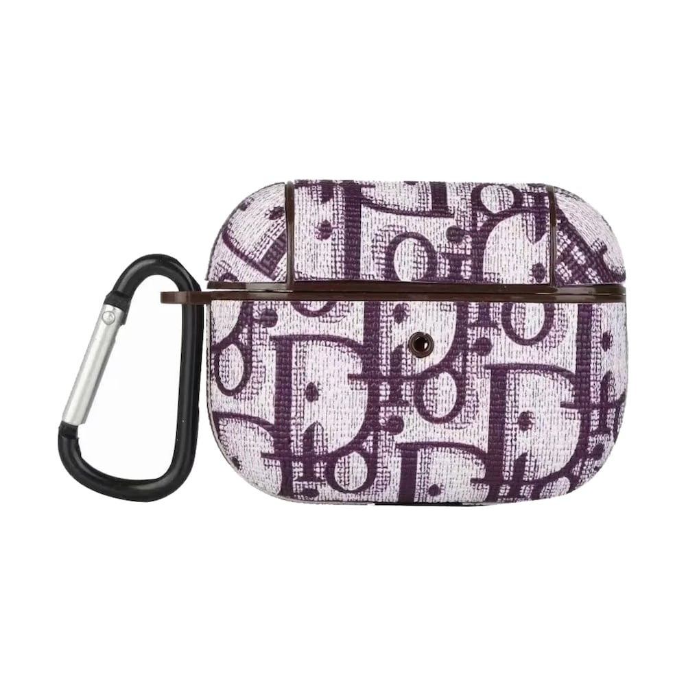 Funda CD Monogram Violeta para AirPods