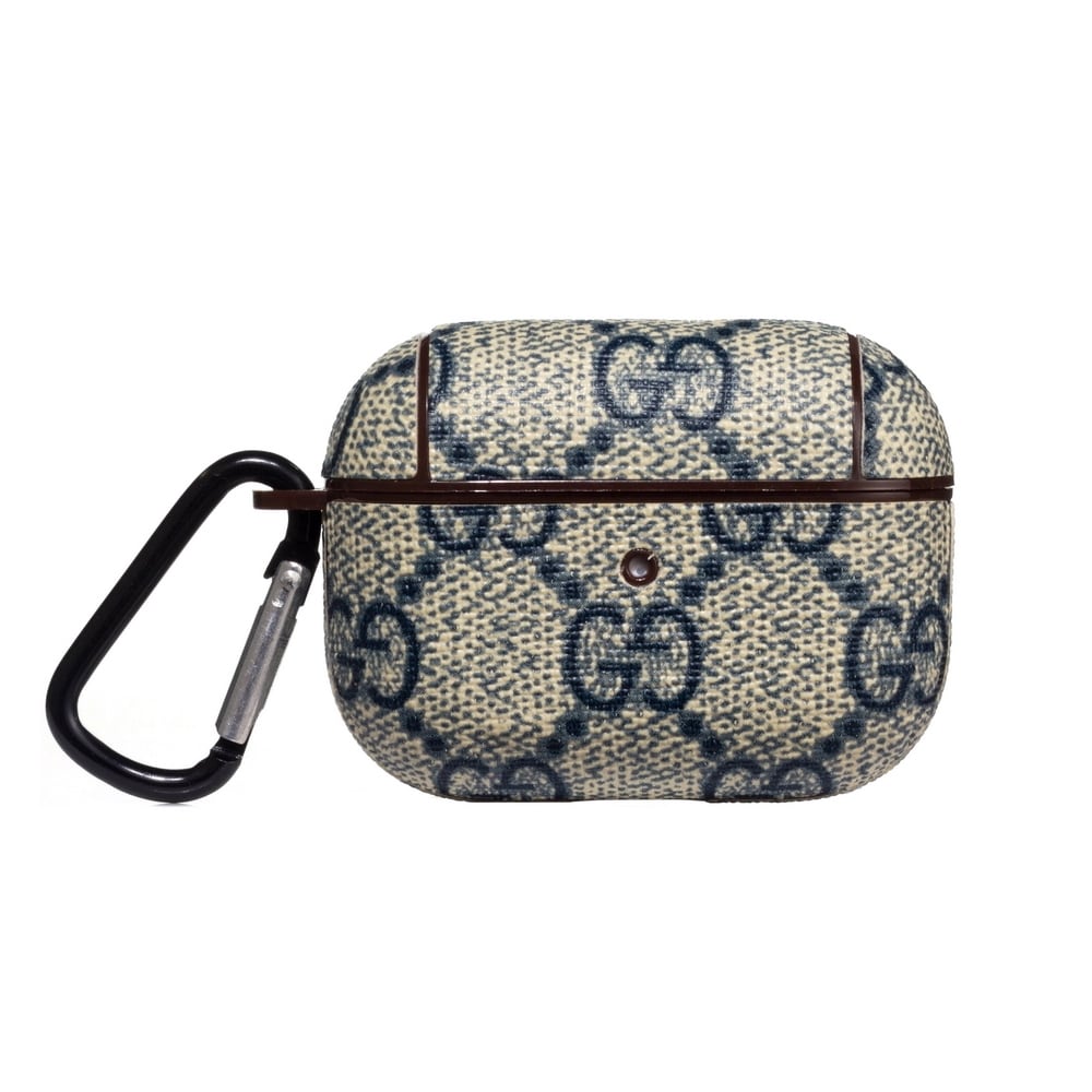 Funda GG Azul Monogram para AirPods