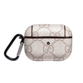 Funda GG Blanco Monogram para AirPods