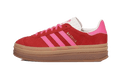 Adidas Gazelle Bold Collegiate Red Lucid Pink