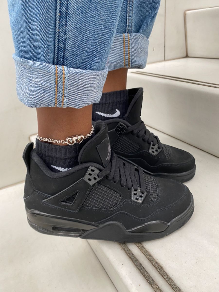 Air Jordan 4 Retro "Black Cat" Black