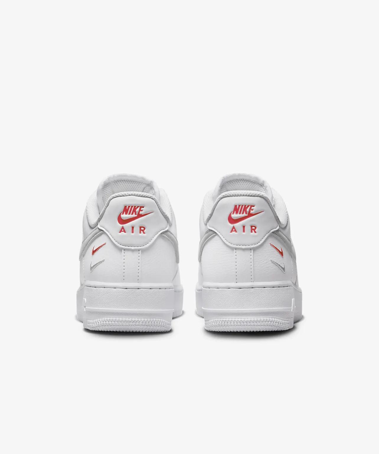 Nike Air Force 1 Low White Red Mini Swoosh