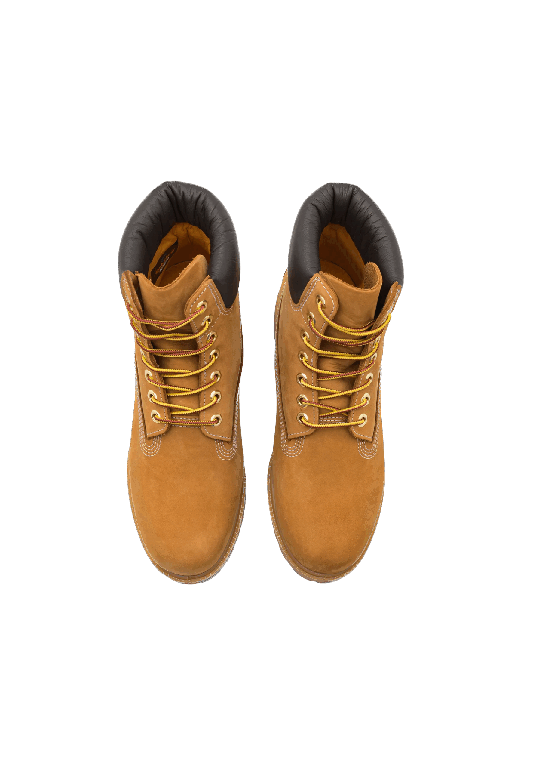 Timberland Botines clásicos con cordones en color wheat/camel para hombre