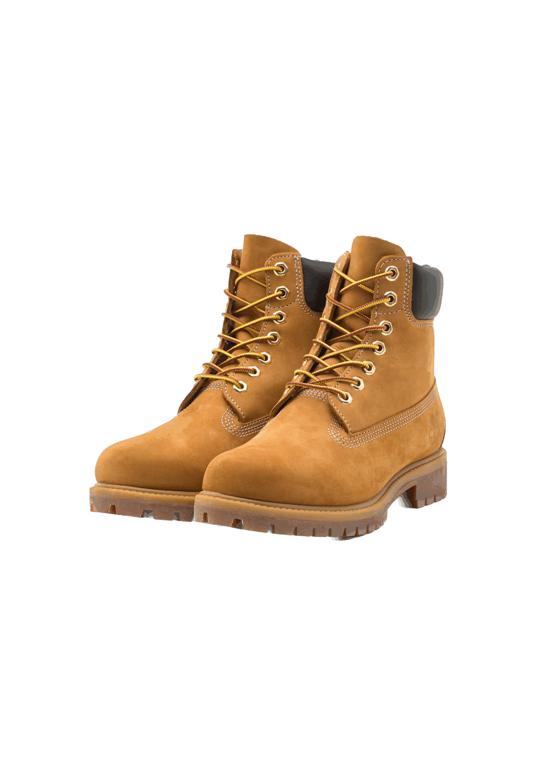 Timberland Botines clásicos con cordones en color wheat/camel para hombre