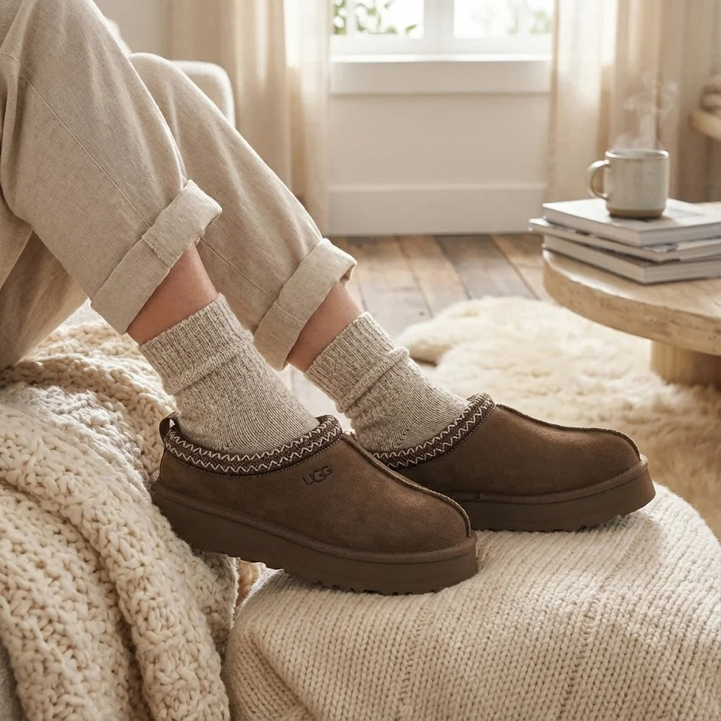 UGG TAZZ SLIPPER HICKORY