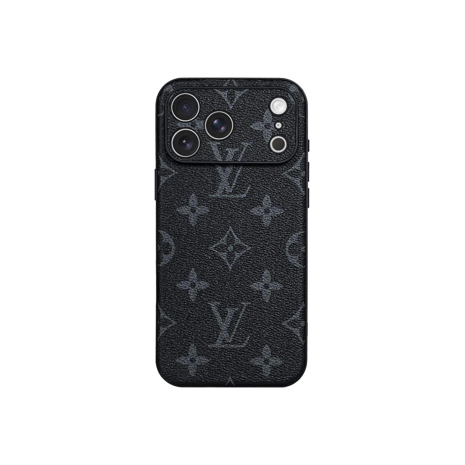 Funda Negro LV Monogram para iPhone
