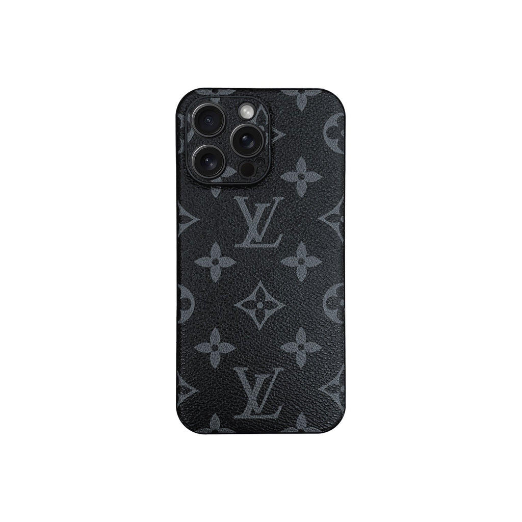 Funda Negro LV Monogram para iPhone