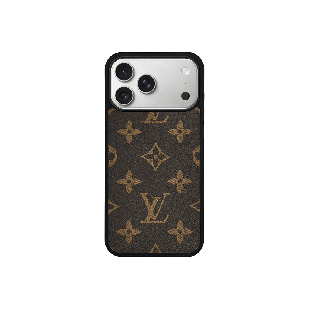 Funda MagSafe LV Marrón Monogram para iPhone