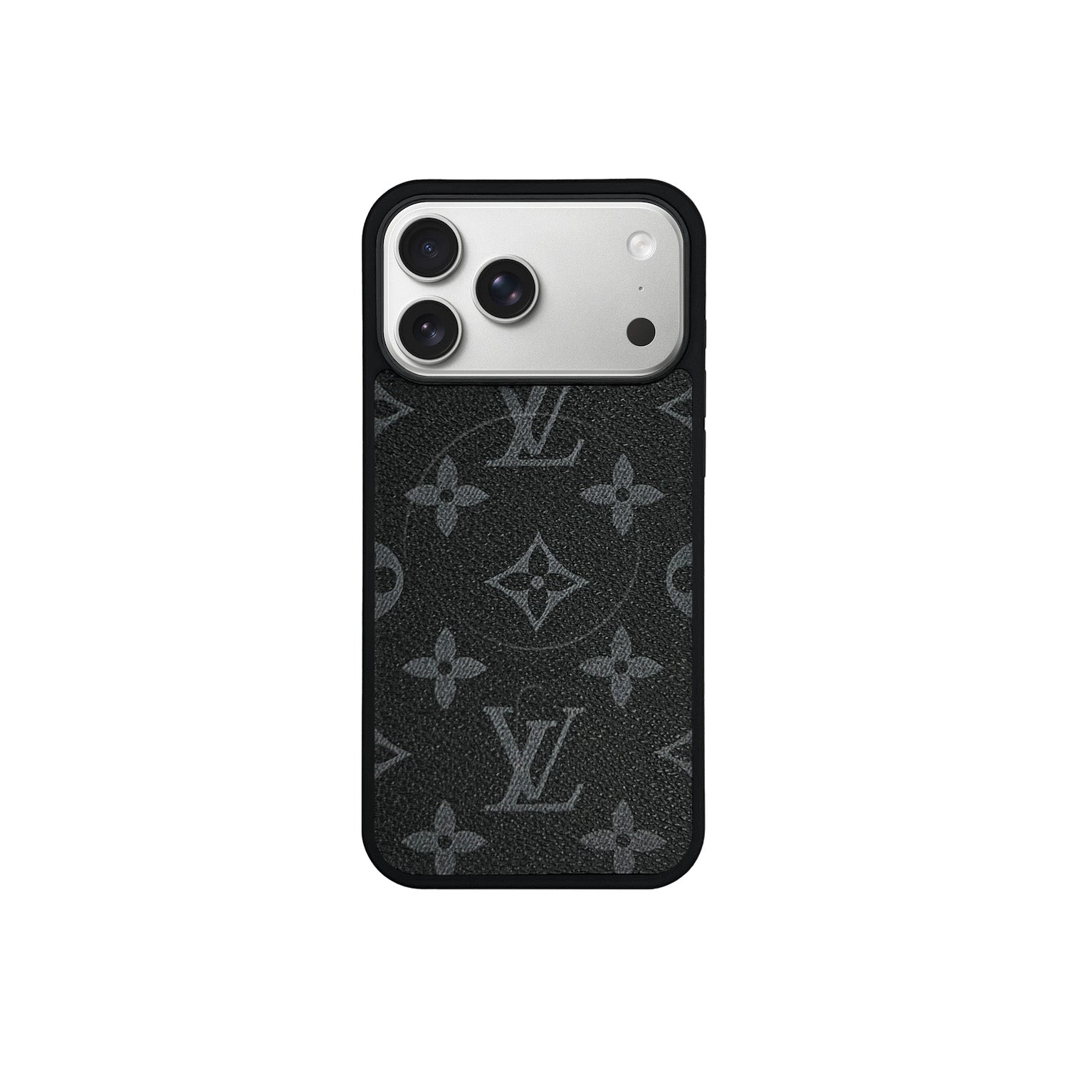Funda MagSafe LV Negro Monogram para iPhone