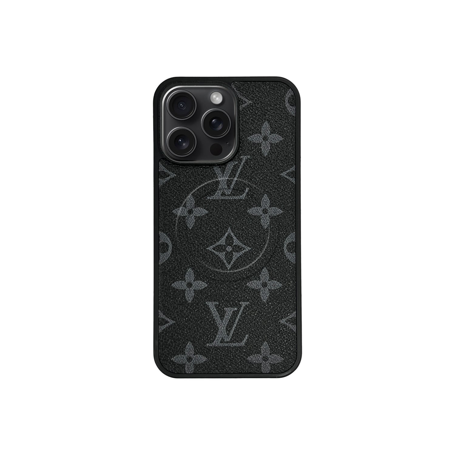 Funda MagSafe LV Negro Monogram para iPhone