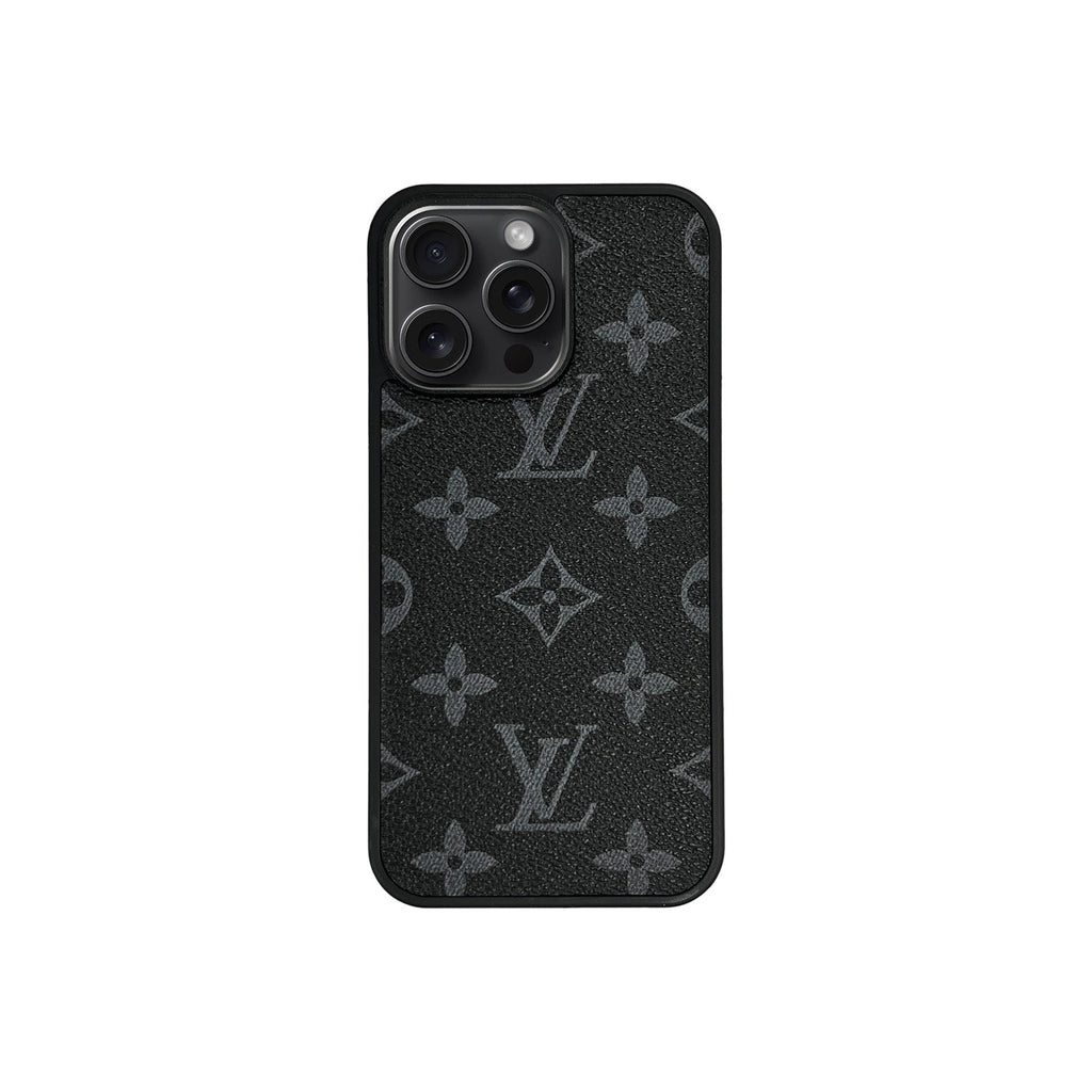 Funda MagSafe LV Negro Monogram para iPhone
