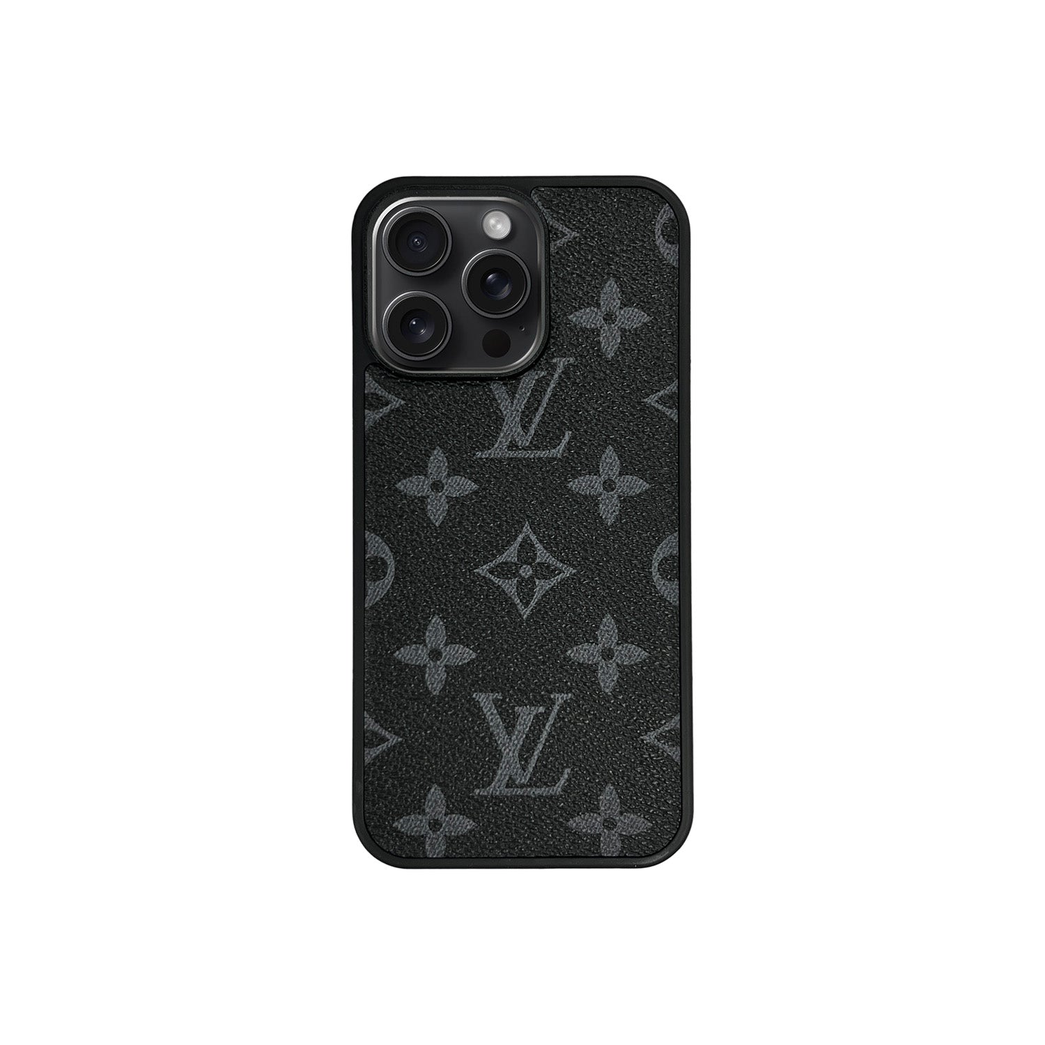 Funda MagSafe LV Negro Monogram para iPhone