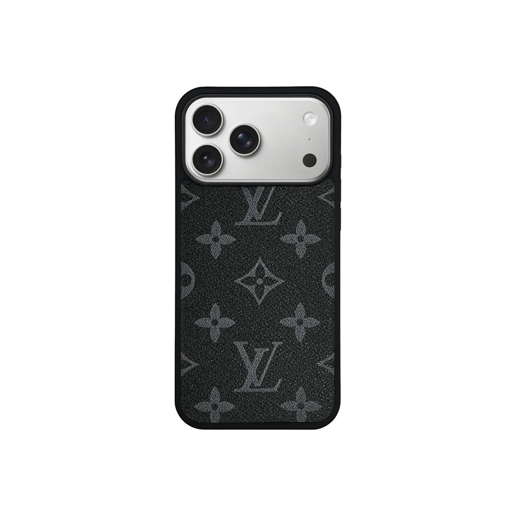 Funda MagSafe LV Negro Monogram para iPhone