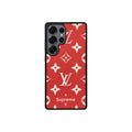 Funda LV X SUP Rojo Monogram para Samsung