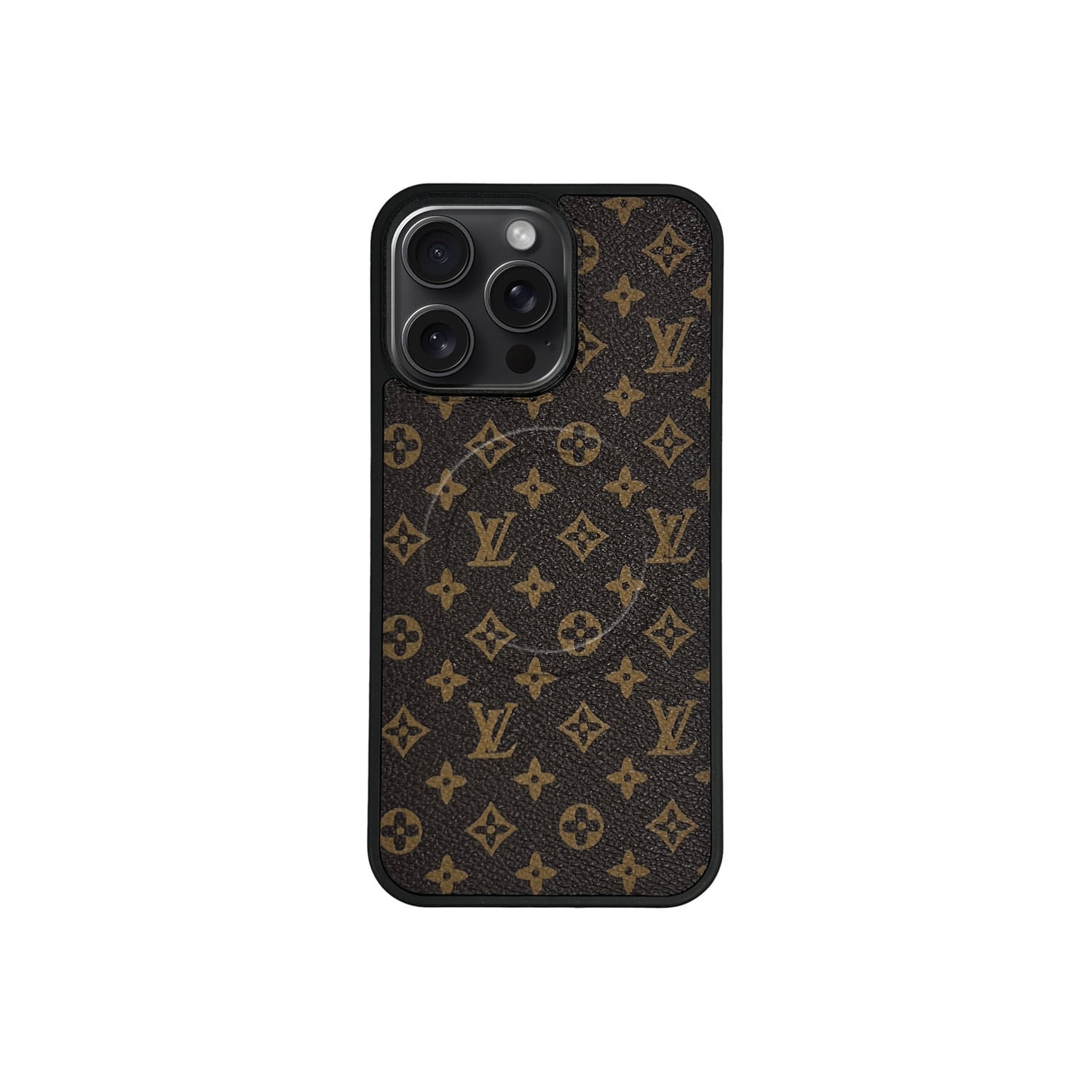 Funda MagSafe LV Multicolor Mini Monogram Marrón para iPhone
