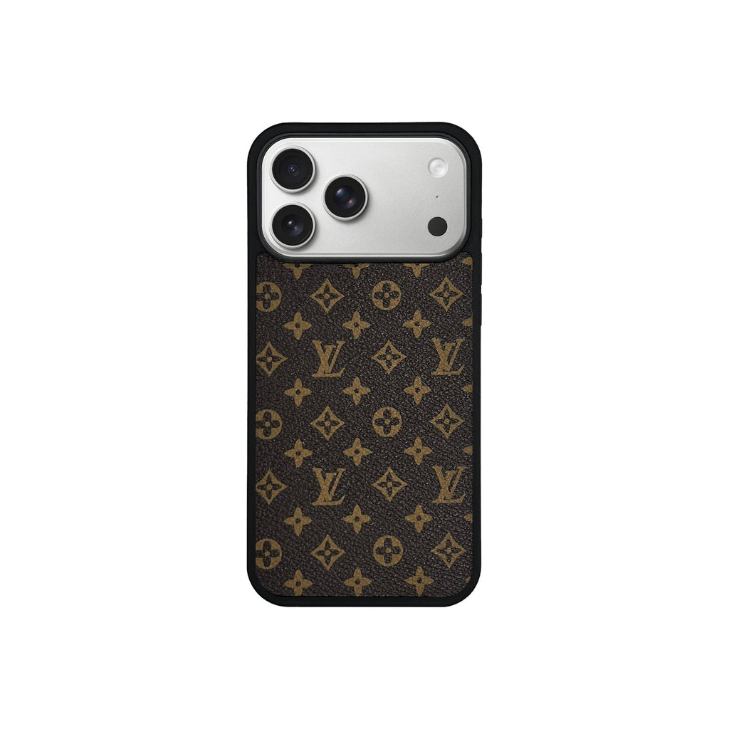 Funda MagSafe LV Multicolor Mini Monogram Marrón para iPhone