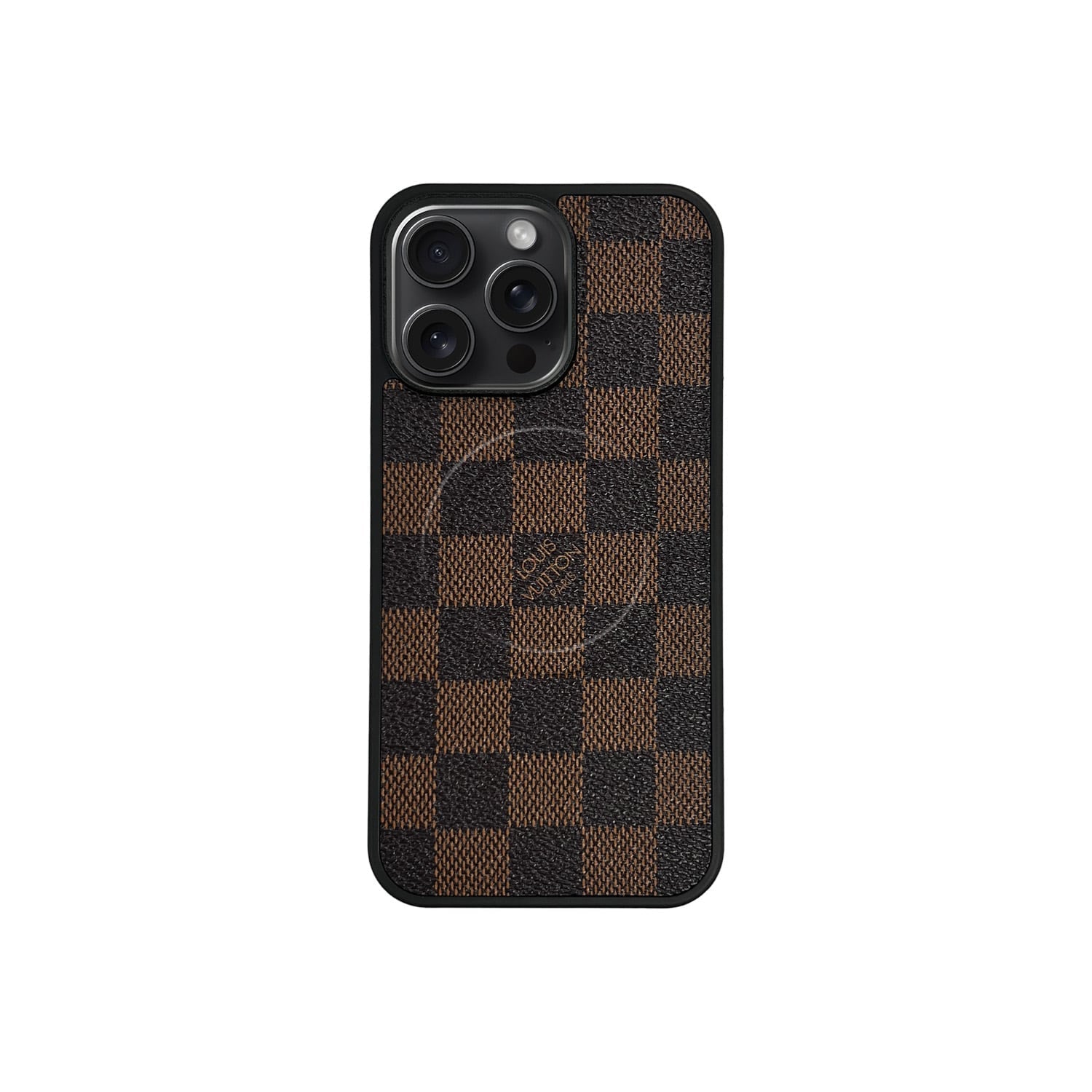 Funda MagSafe LV Marrón Classic para iPhone