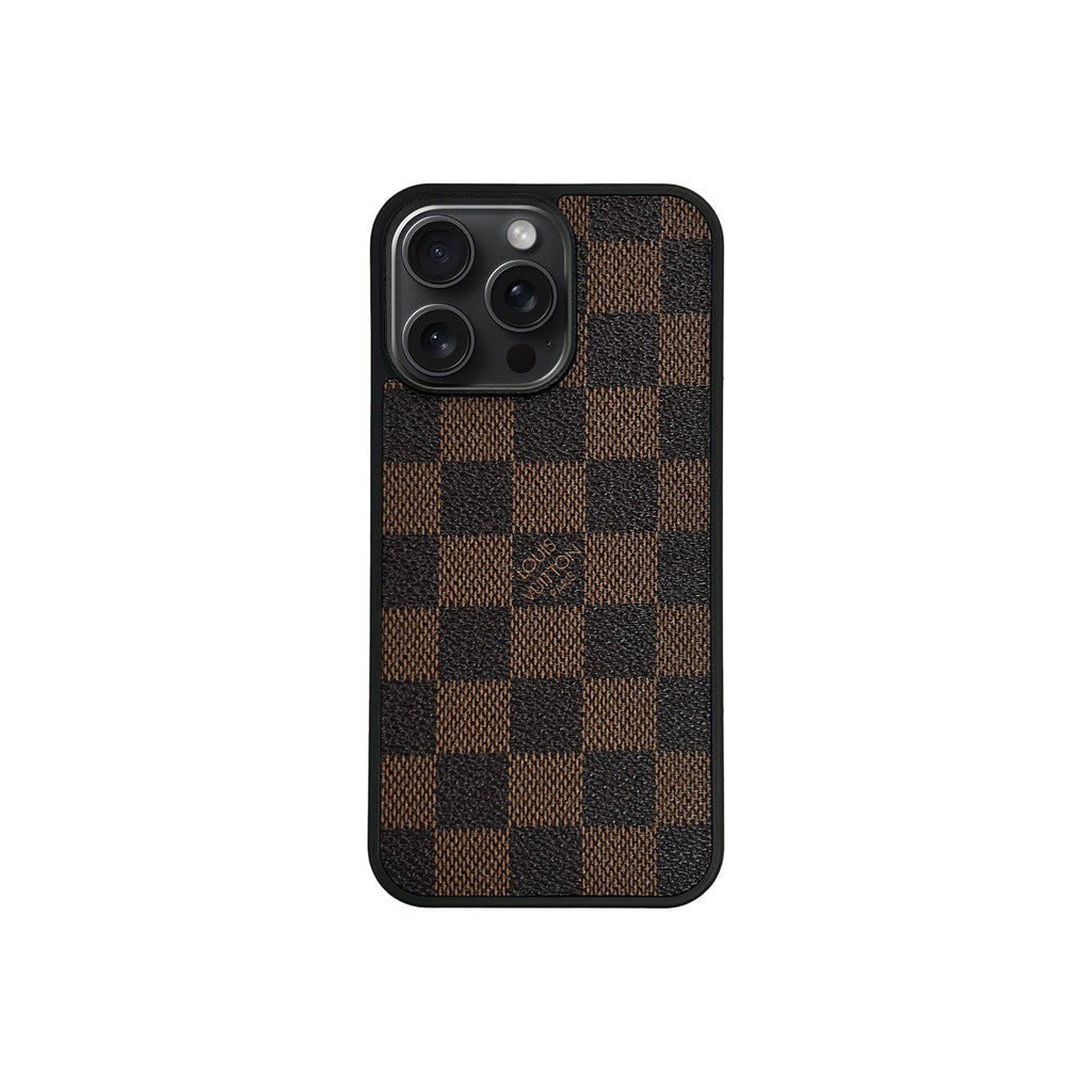 Funda MagSafe LV Marrón Classic para iPhone
