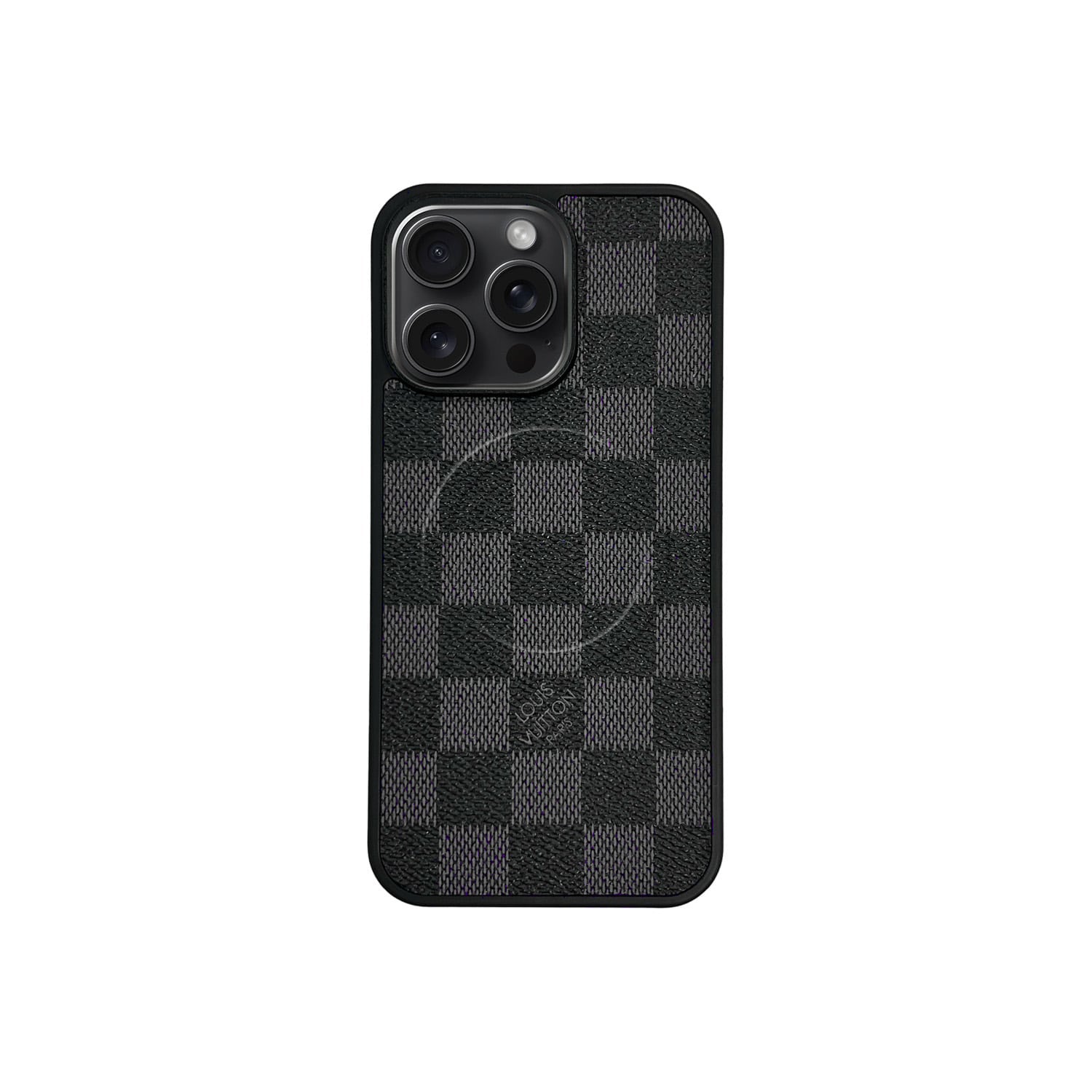 Funda MagSafe LV Negro Classic para iPhone