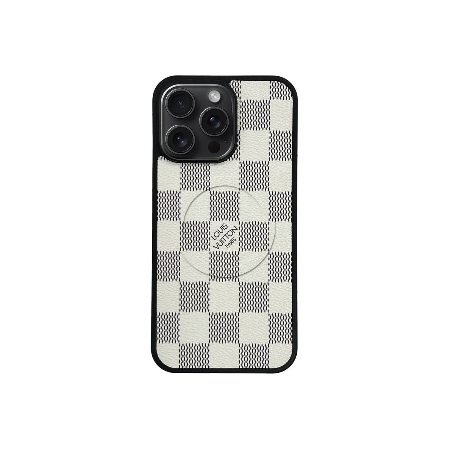 Funda MagSafe LV Blanco Classic para iPhone