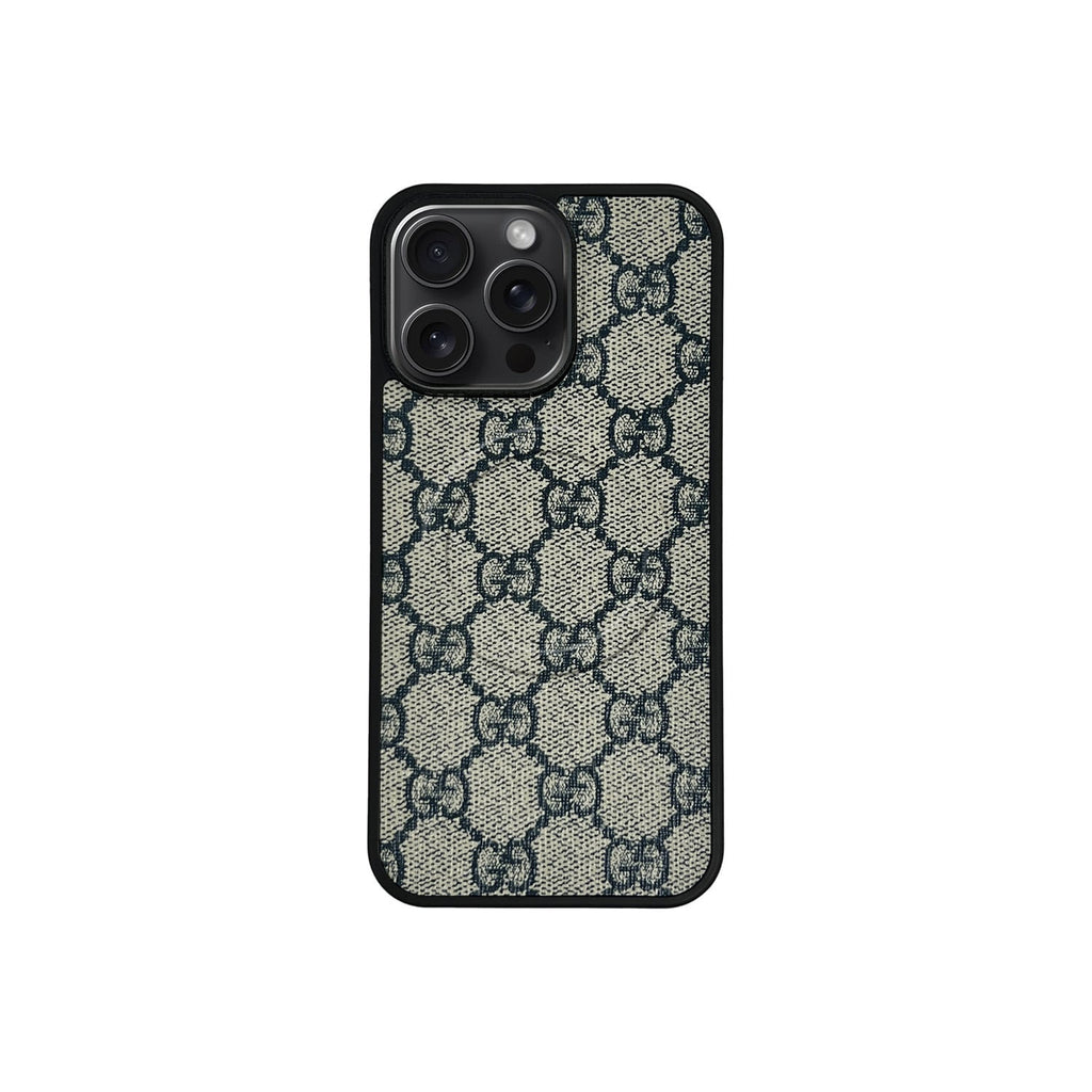 Funda MagSafe GG Azul Monogram para iPhone