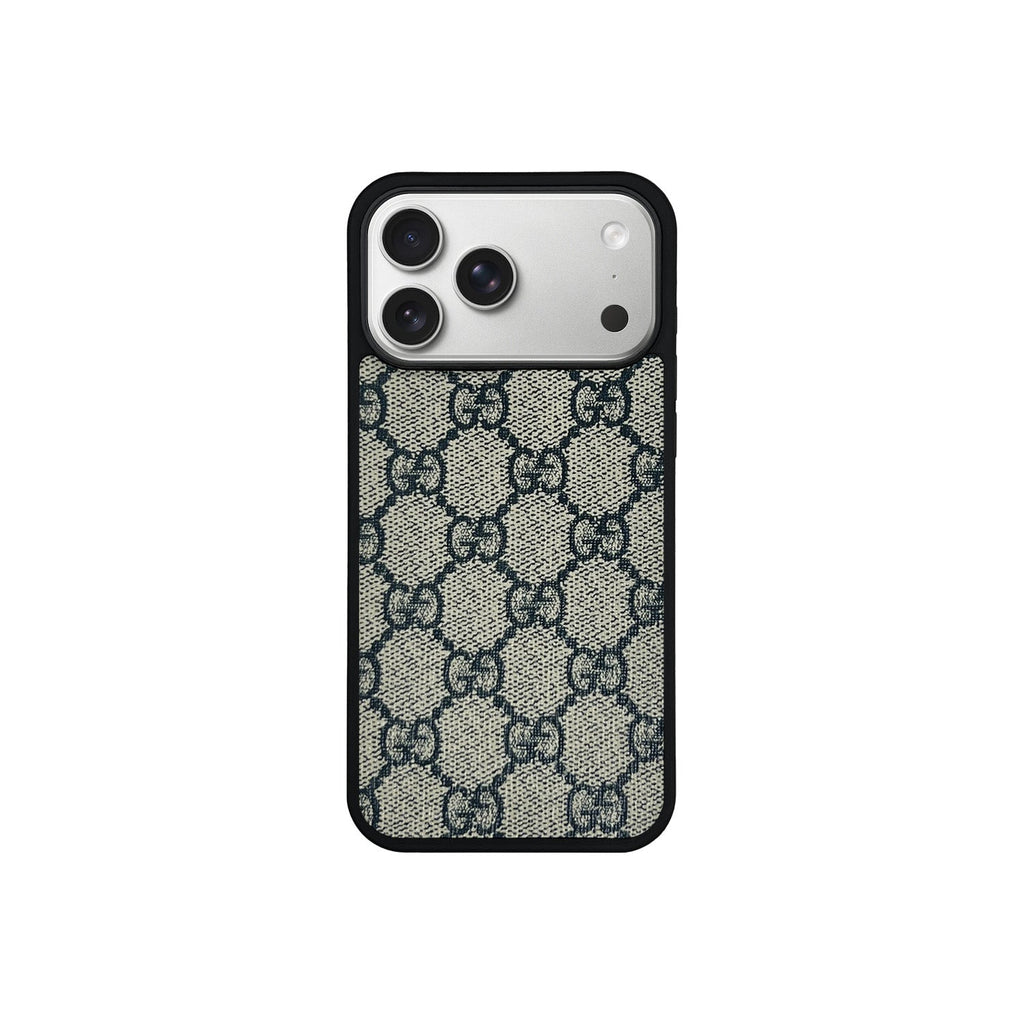Funda MagSafe GG Azul Monogram para iPhone