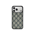 Funda MagSafe GG Azul Monogram para iPhone