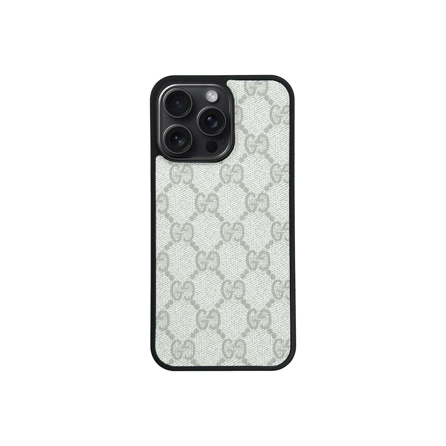 Funda MagSafe GG Blanco Monogram para iPhone