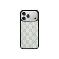 Funda MagSafe GG Blanco Monogram para iPhone
