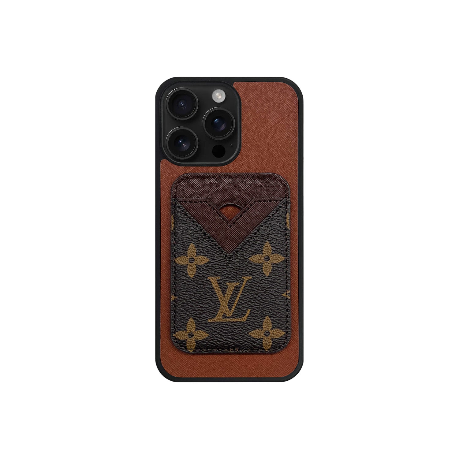 Tarjetero MagSafe LV Marrón Monogram